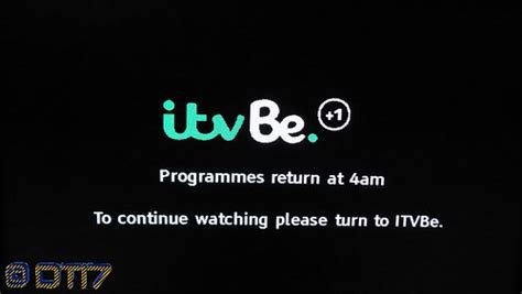 itvbe+1 freeview.